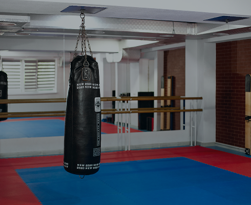 Зал для занятий каратэ и пилатесом в клубе Global Fitness, Чеканы